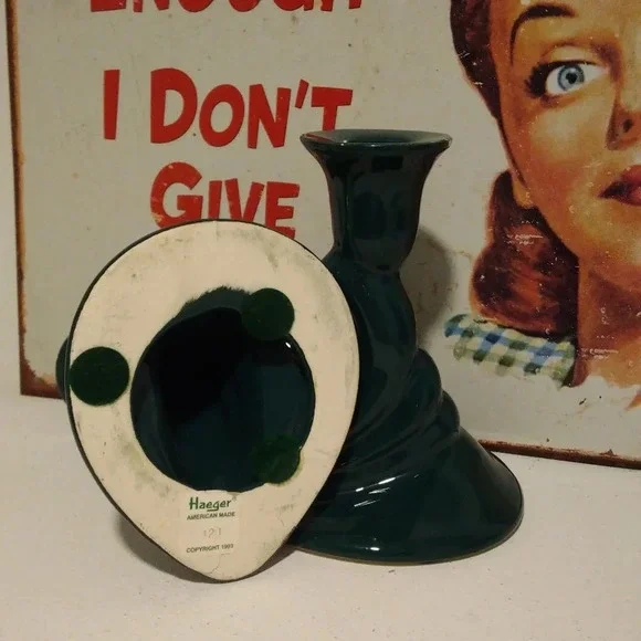 Vintage Haeger Pottery Set Of Ceramic Candle Holders (1993) Royal Haeger - Picture 7 of 10